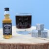 Miniature Jack Daniels Just Like A Dad To Me Personalised Glass Gift Set