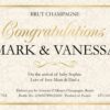 Congratulations - Champagne Label