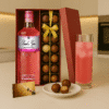 Personalised Pink Gin and Chocolate Truffles