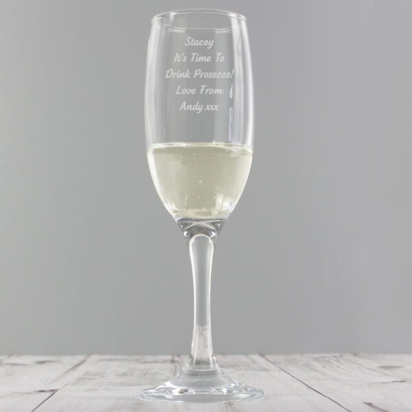 P0107D40.jpg Personalised Any Message Prosecco Flute