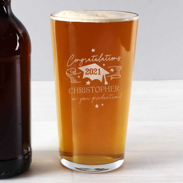 P0107F16.jpg Personalised Graduation Pint Glass