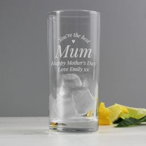 P0107G05.jpg Personalised You Are The Best Hi Ball Glass