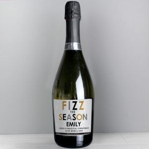 P0512AC12.jpg Personalised Fizz The Season Bottle of Prosecco