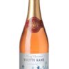 Winter Snow Personalised Christmas Sparkling Rosé