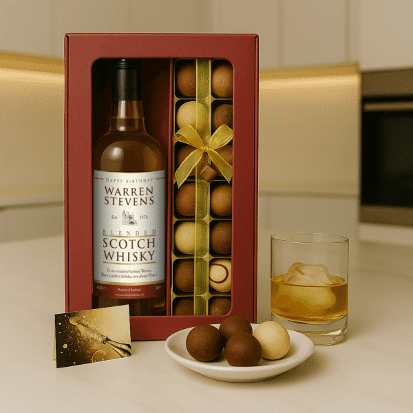 Personalised Blended Whisky and Truffles
