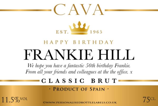 cava-gold-classic.jpg Personalised Classic White Cava Label for Any Occasion