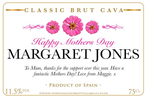 cava-mothers-day.jpg Personalised Mothers Day Cava Label