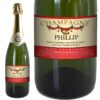 Personalised Christmas Champagne - Red