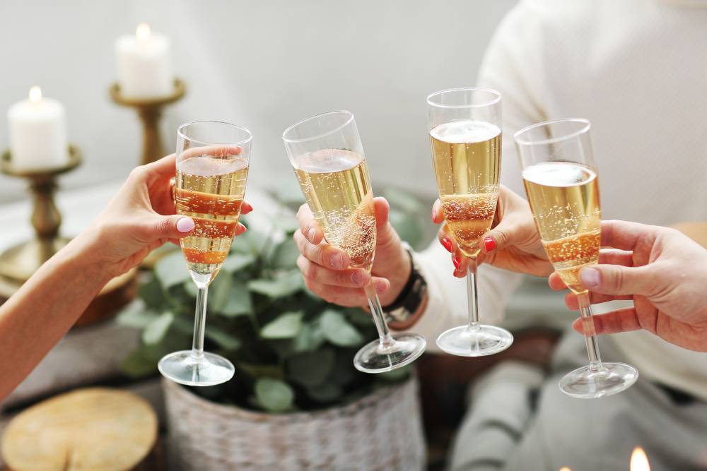 Prosecco v Champagne | Personalised Bottle Labels Prosecco v Champagne