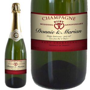 champagne_ruby_alc.jpg Personalised Ruby Anniversary Champagne