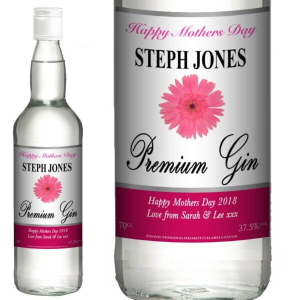 Personalised Mothers Day Gin Gift