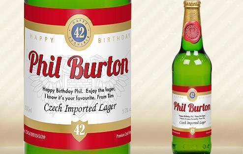 Personalised Birthday Lager
