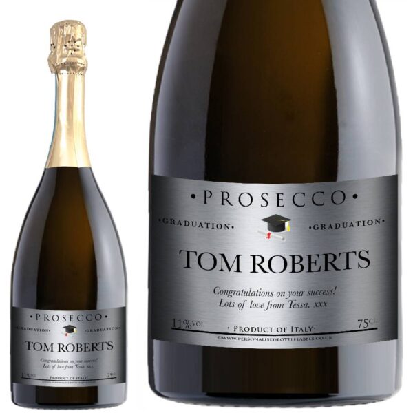 Personalised Graduation Prosecco