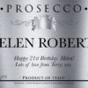 Personalised Prosecco with Hand Made Truffles Gift Set