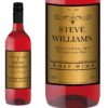 Personalised Rosé Wine - All Gold