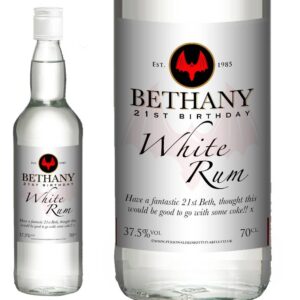 Personalised White Rum - Any Occasion