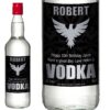 Personalised Vodka - Silver Effect Eagle